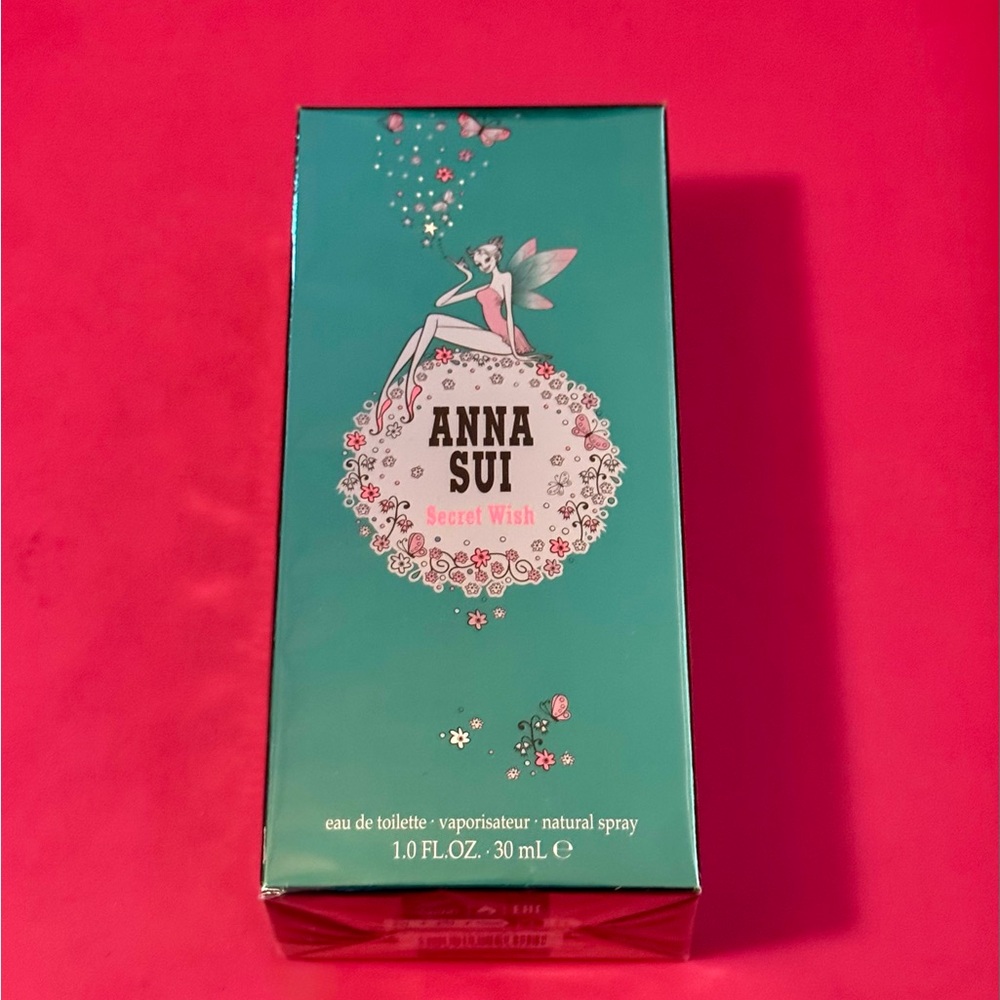 Anna Sui Secret Wish Perfume Fragrance EDT Eau de Toilette 1.0 fl oz New Sealed
